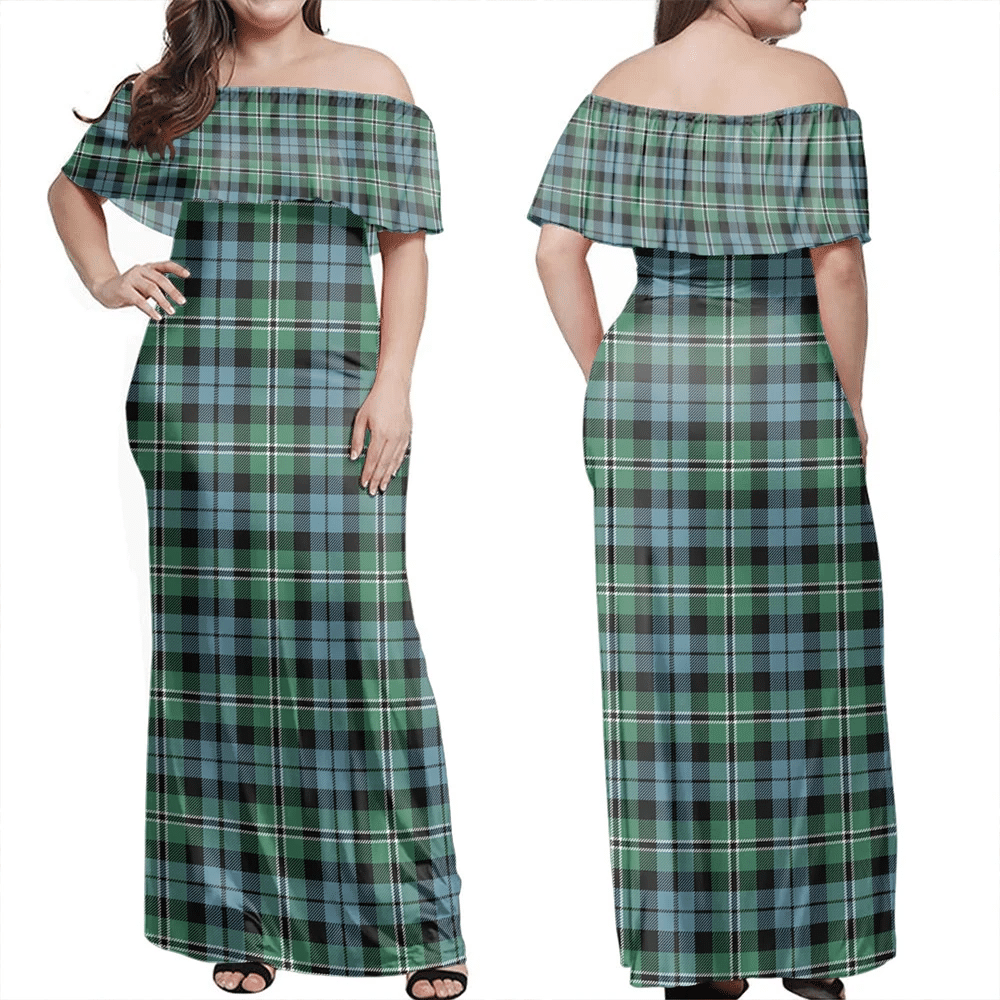 Clan Melville Tartan Hawaii Dress WC81 Clan Melville Tartan Hawaii Dress   