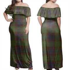 Clan Cunningham Hunting Modern Tartan Hawaii Dress EH59 Clan Cunningham Tartan Hawaii Dress   
