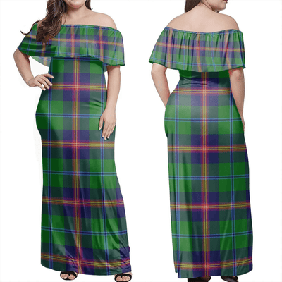 Clan Young Modern Tartan Hawaii Dress