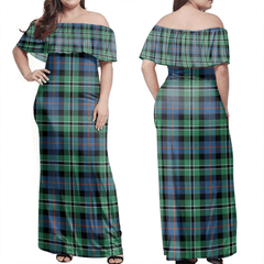 Clan Rose Hunting Ancient Tartan Hawaii Dress PZ60 Clan Rose Tartan Hawaii Dress   