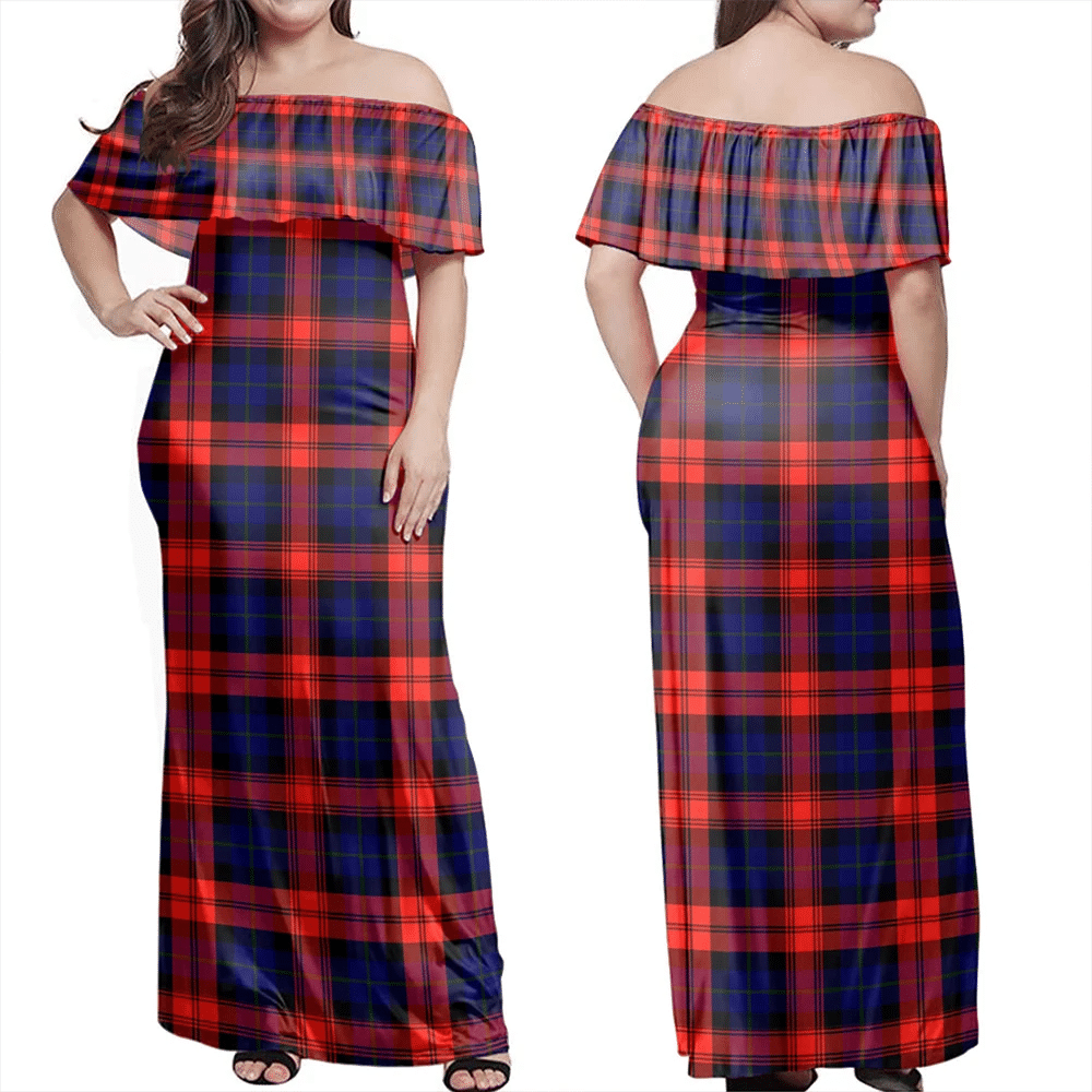 Clan MacLachlan Modern Tartan Hawaii Dress SA64  Tartan Hawaii Dress   