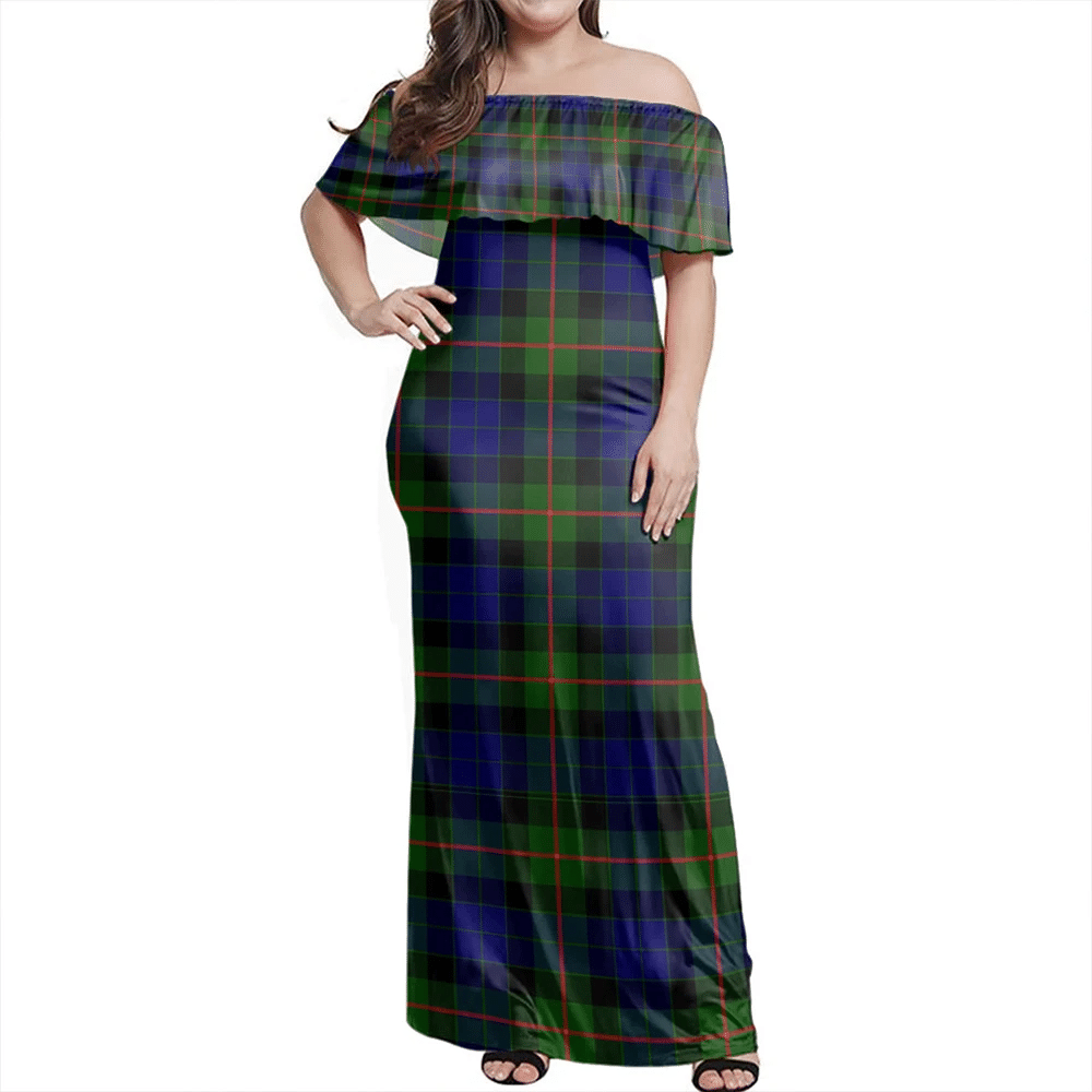Clan Gunn Modern Tartan Hawaii Dress SX49 Clan Gunn Tartan Hawaii Dress   