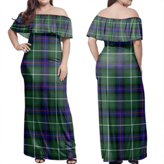 Clan MacDonald Of The Isles Hunting Modern Tartan Hawaii Dress KU74 Clan MacDonald Tartan Hawaii Dress   