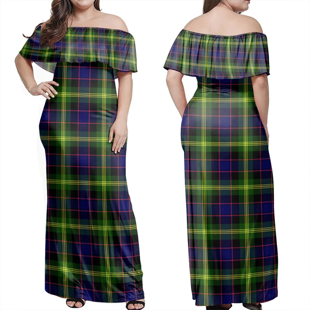 Clan Watson Modern Tartan Hawaii Dress PI49 Clan Watson Tartan Hawaii Dress   