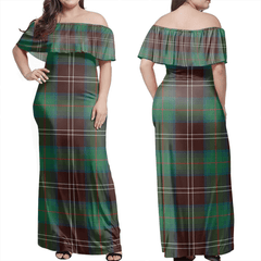 Clan Chisholm Hunting Ancient Tartan Hawaii Dress VW88 Clan Chisholm Tartan Hawaii Dress   