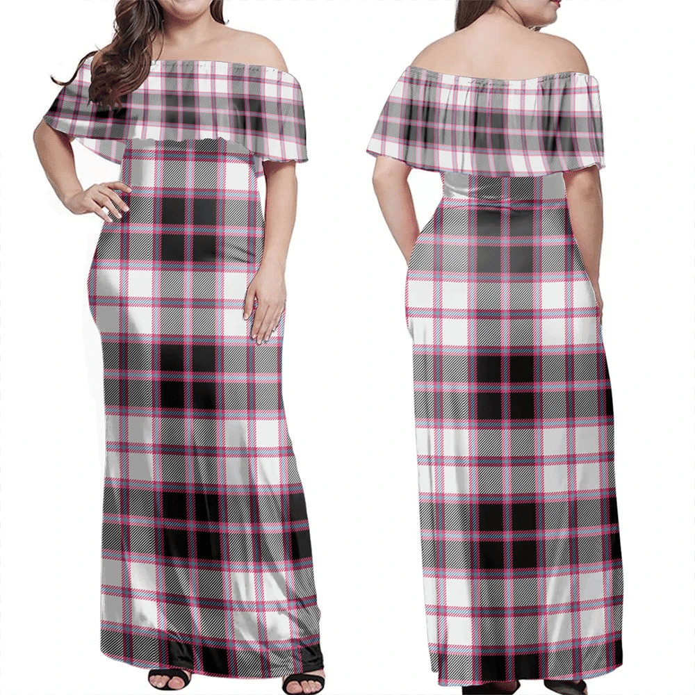 Clan MacPherson Hunting Modern Tartan Hawaii Dress XC54 Clan MacPherson Tartan Hawaii Dress   