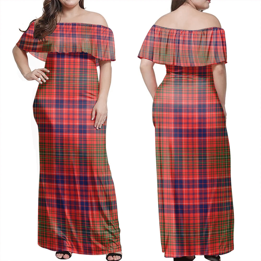 Clan Lumsden Modern Tartan Hawaii Dress XH22 Clan Lumsden Tartan Hawaii Dress   