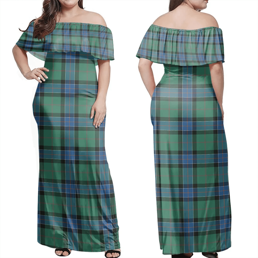 Clan Sinclair Hunting Ancient Tartan Hawaii Dress ZB10 Clan Sinclair Tartan Hawaii Dress   