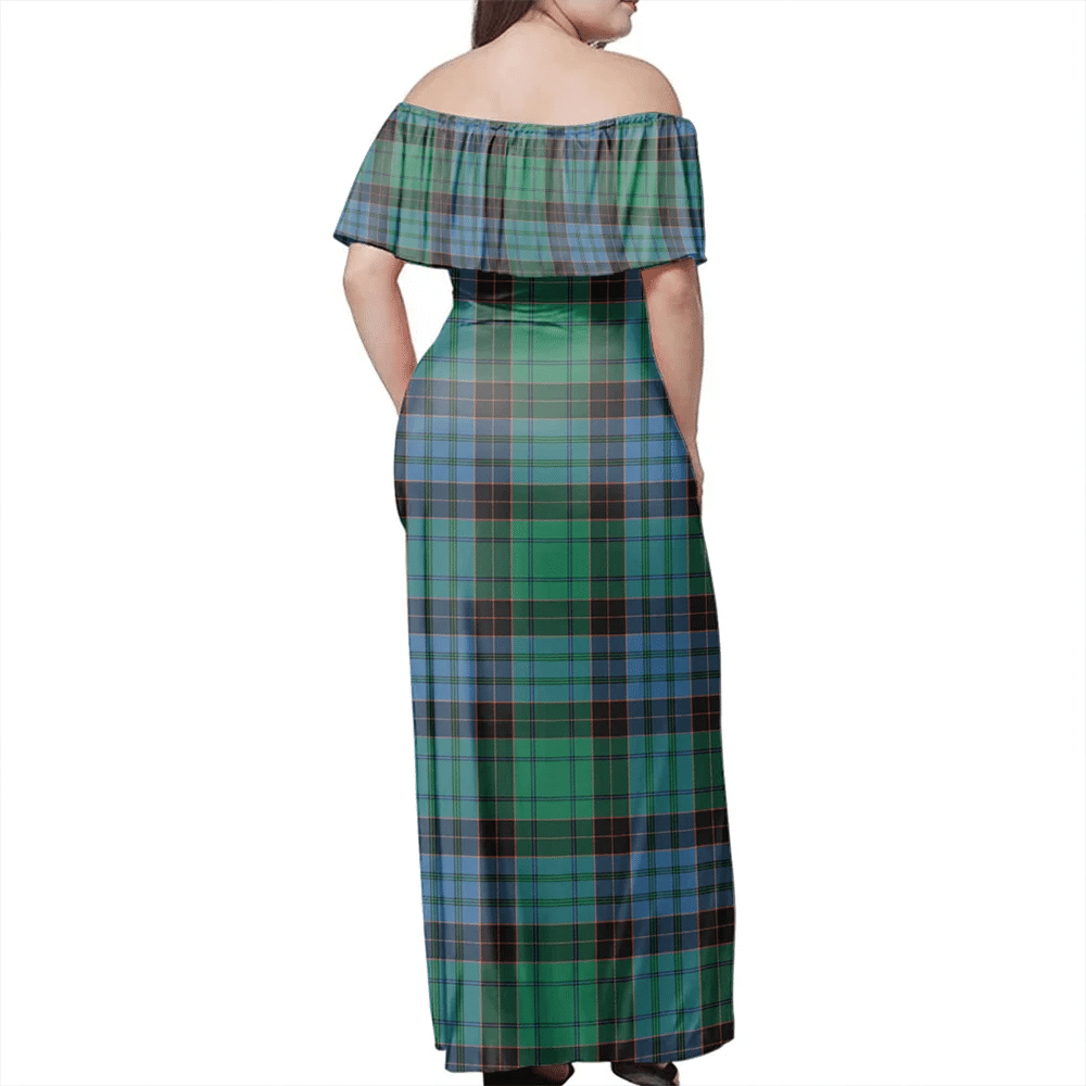 Clan Stewart Old Ancient Tartan Hawaii Dress IY20 Clan Stewart Tartan Hawaii Dress   