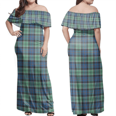 Clan Leslie Hunting Tartan Hawaii Dress JX24 Clan Leslie Tartan Hawaii Dress   