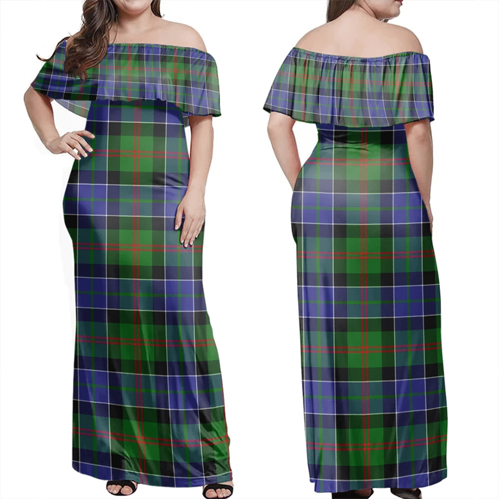 Clan Paterson Tartan Hawaii Dress BR12 Clan Paterson Tartan Hawaii Dress   