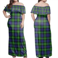 Clan Gordon Modern Tartan Hawaii Dress IP81 Clan Gordon Tartan Hawaii Dress   