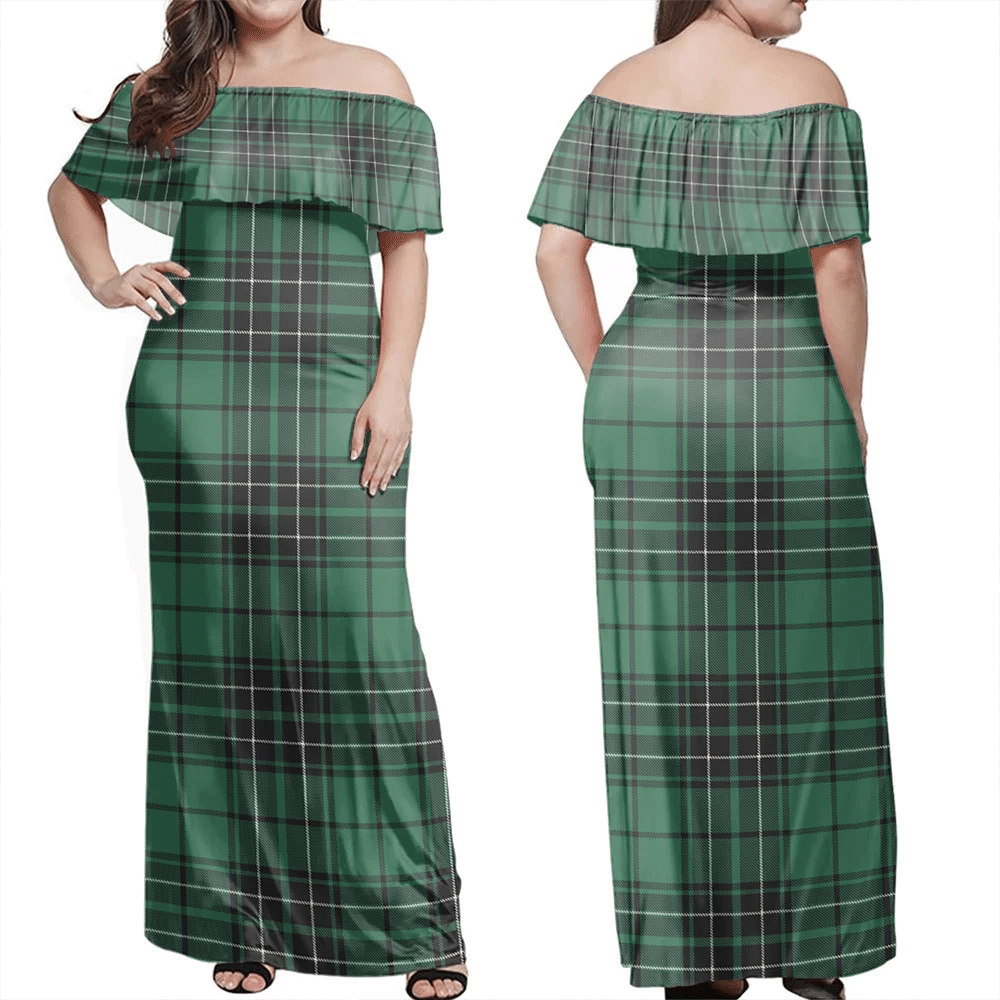 Clan MacLean Hunting Tartan Hawaii Dress XQ80  Tartan Hawaii Dress   