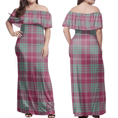 Clan Crawford Ancient Tartan Hawaii Dress