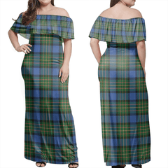 Clan MacLaren Ancient Tartan Hawaii Dress NQ67  Tartan Hawaii Dress   