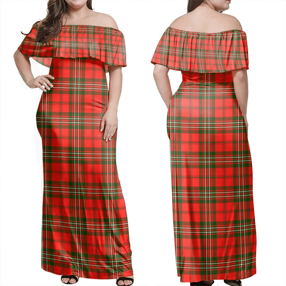 Clan Scott Modern Tartan Hawaii Dress UN24 Clan Scott (Scott Tartan) Tartan Hawaii Dress   