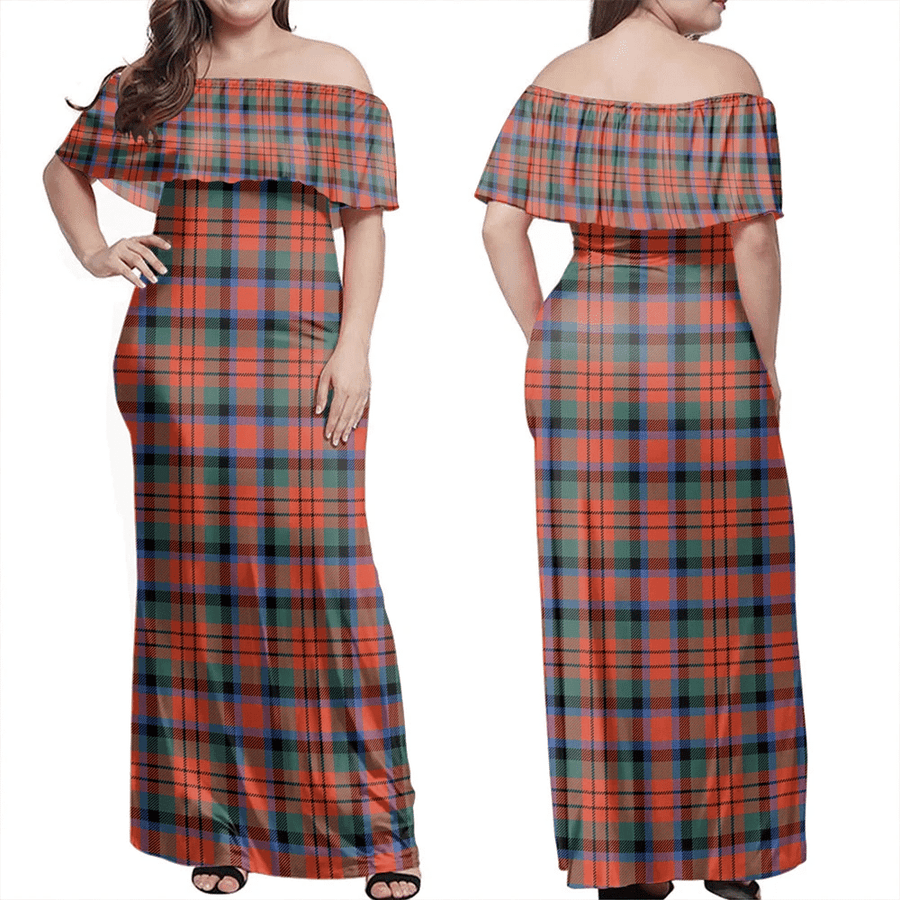 Clan MacDuff Ancient Tartan Hawaii Dress YN27 Clan MacDuff Tartan Hawaii Dress   