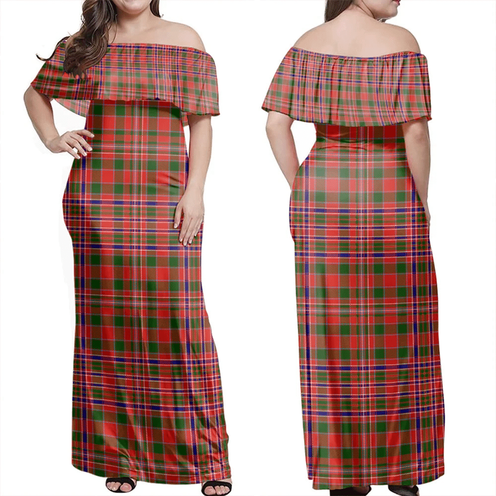 Clan MacAlister Modern Tartan Hawaii Dress UP61 Clan MacAlister Tartan Hawaii Dress   