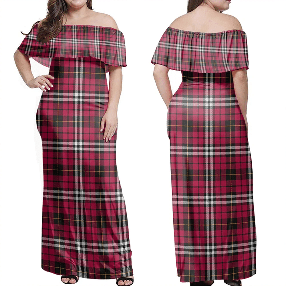 Clan Little Tartan Hawaii Dress NM59 Clan Little Tartan Hawaii Dress   