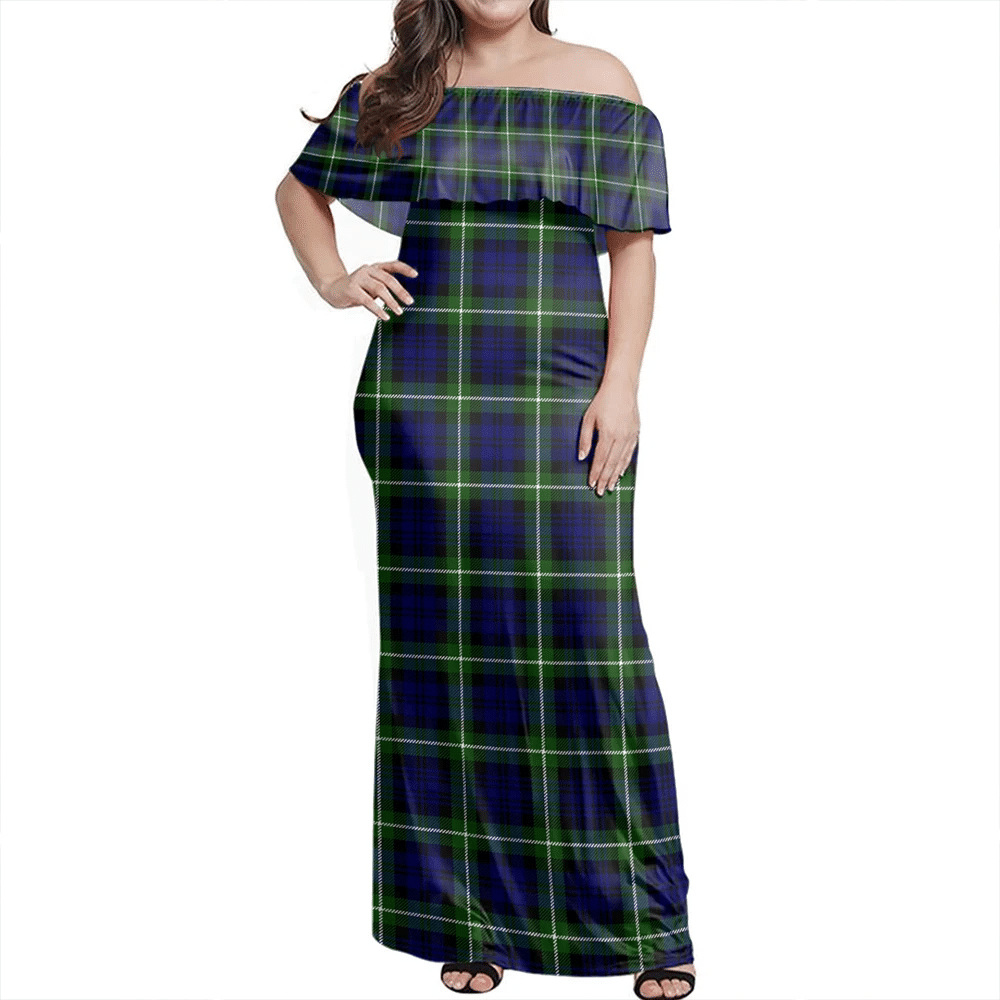 Clan Lamont Modern Tartan Hawaii Dress FL93 Clan Lamont Tartan Hawaii Dress   