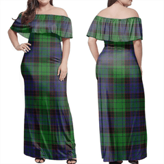 Clan Stewart Old Modern Tartan Hawaii Dress AF72 Clan Stewart Tartan Hawaii Dress   