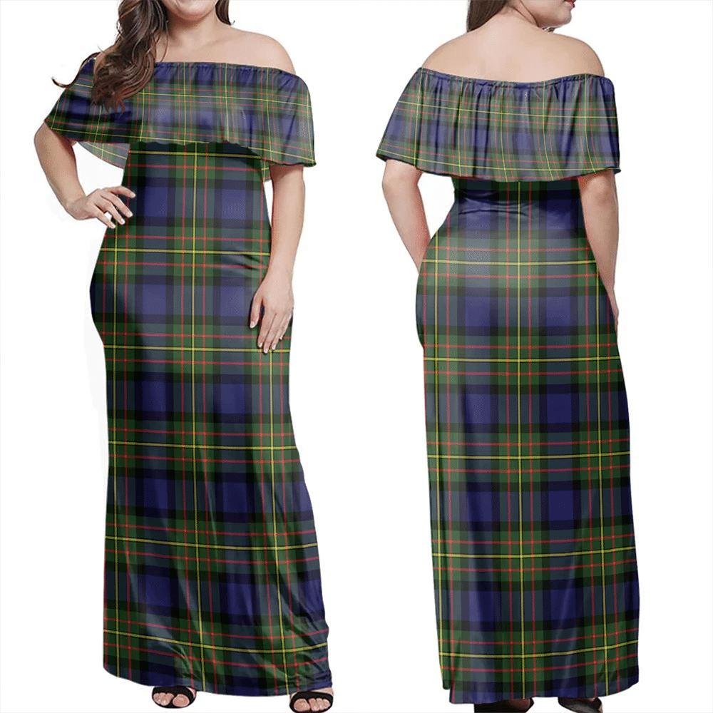 Clan MacLaren Modern Tartan Hawaii Dress XC20  Tartan Hawaii Dress   