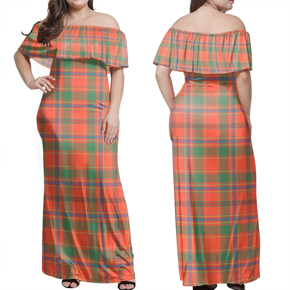 Clan Munro Ancient Tartan Hawaii Dress US46 Clan Munro Tartan Hawaii Dress   