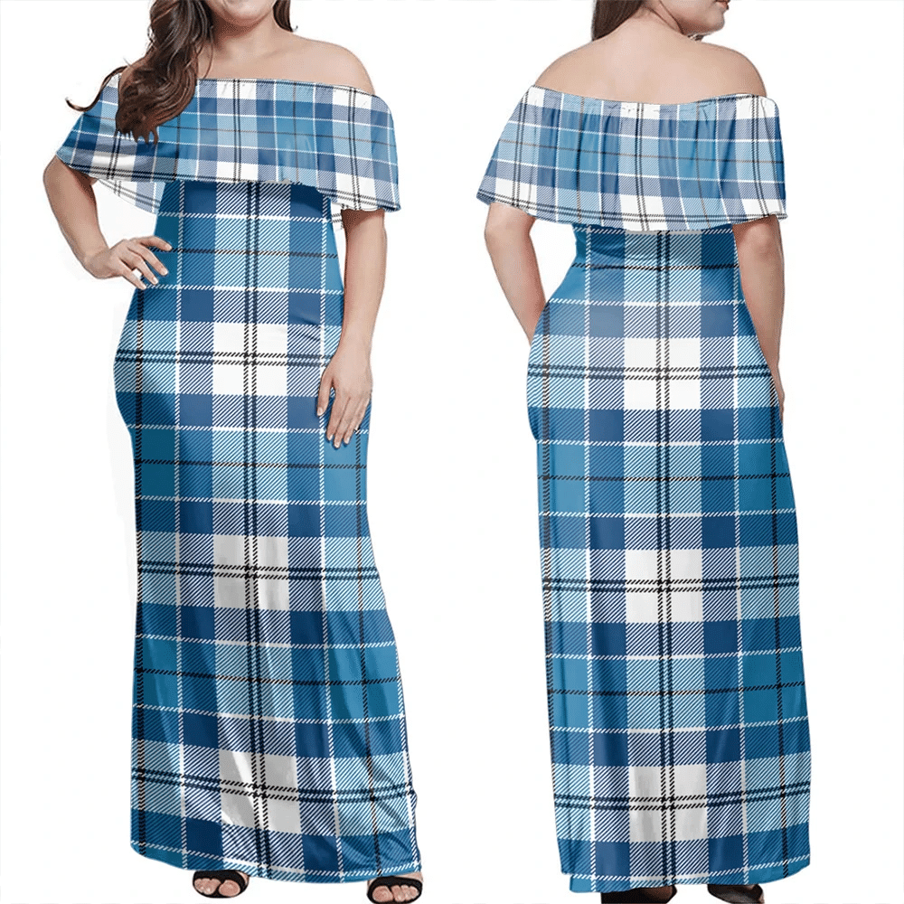 Clan Roberton Tartan Hawaii Dress AH58 Clan Roberton Tartan Hawaii Dress   
