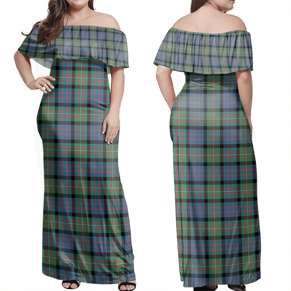 Clan MacDonnell Of Glengarry Ancient Tartan Hawaii Dress GB70 Clan Glen Tartan Hawaii Dress   