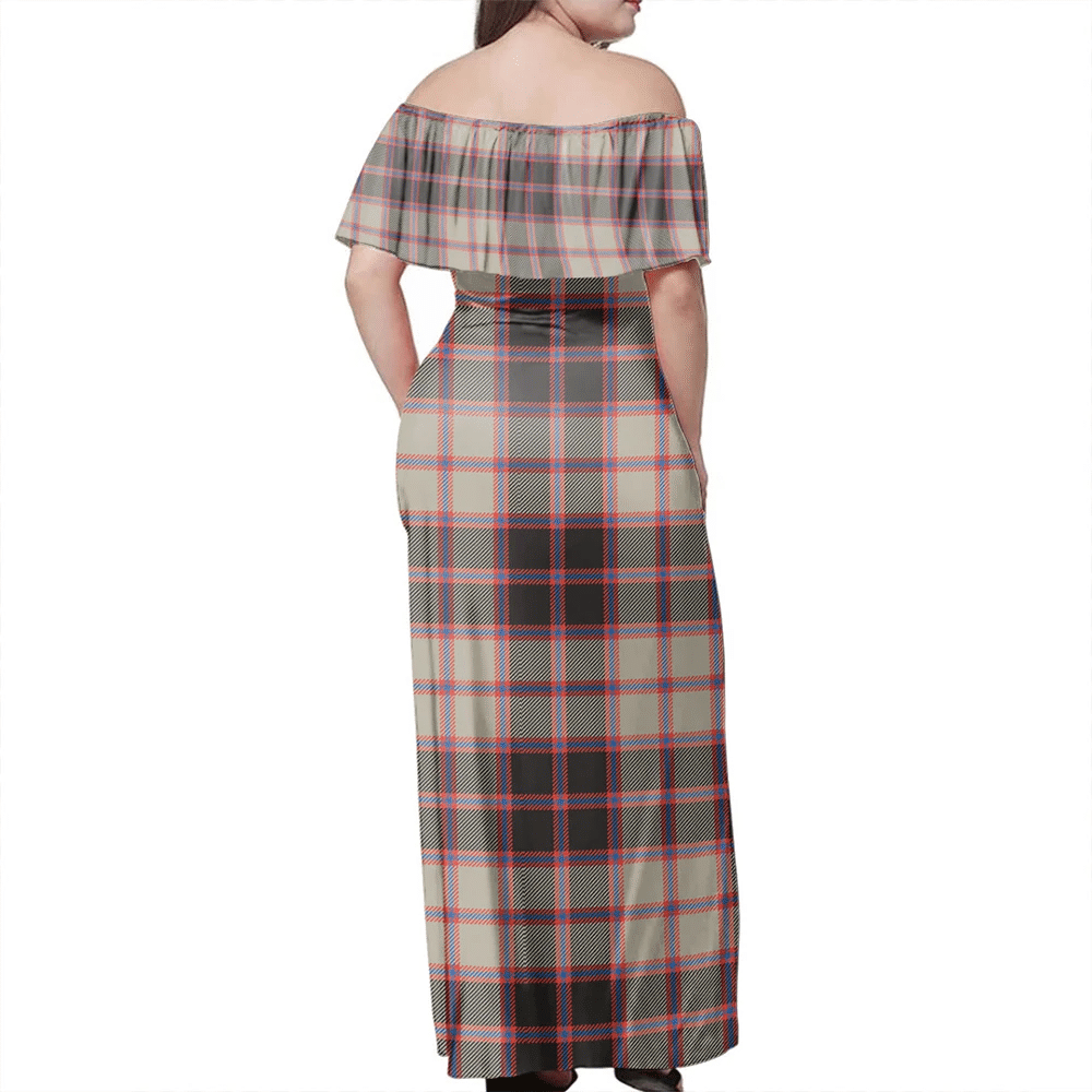 Clan MacPherson Hunting Ancient Tartan Hawaii Dress GY67 Clan MacPherson Tartan Hawaii Dress   
