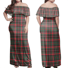 Clan Cumming Hunting Modern Tartan Hawaii Dress VR70 Clan Cumming Tartan Hawaii Dress   