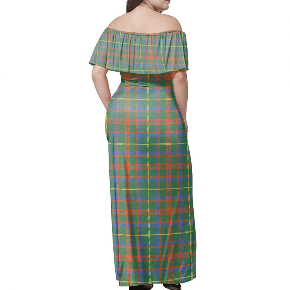 Clan MacKintosh Hunting Ancient Tartan Hawaii Dress GV19 Clan MacKintosh / MacIntosh Tartan Hawaii Dress   