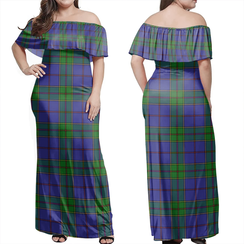 Clan Strachan Tartan Hawaii Dress ED50 Clan Strachan Tartan Hawaii Dress   