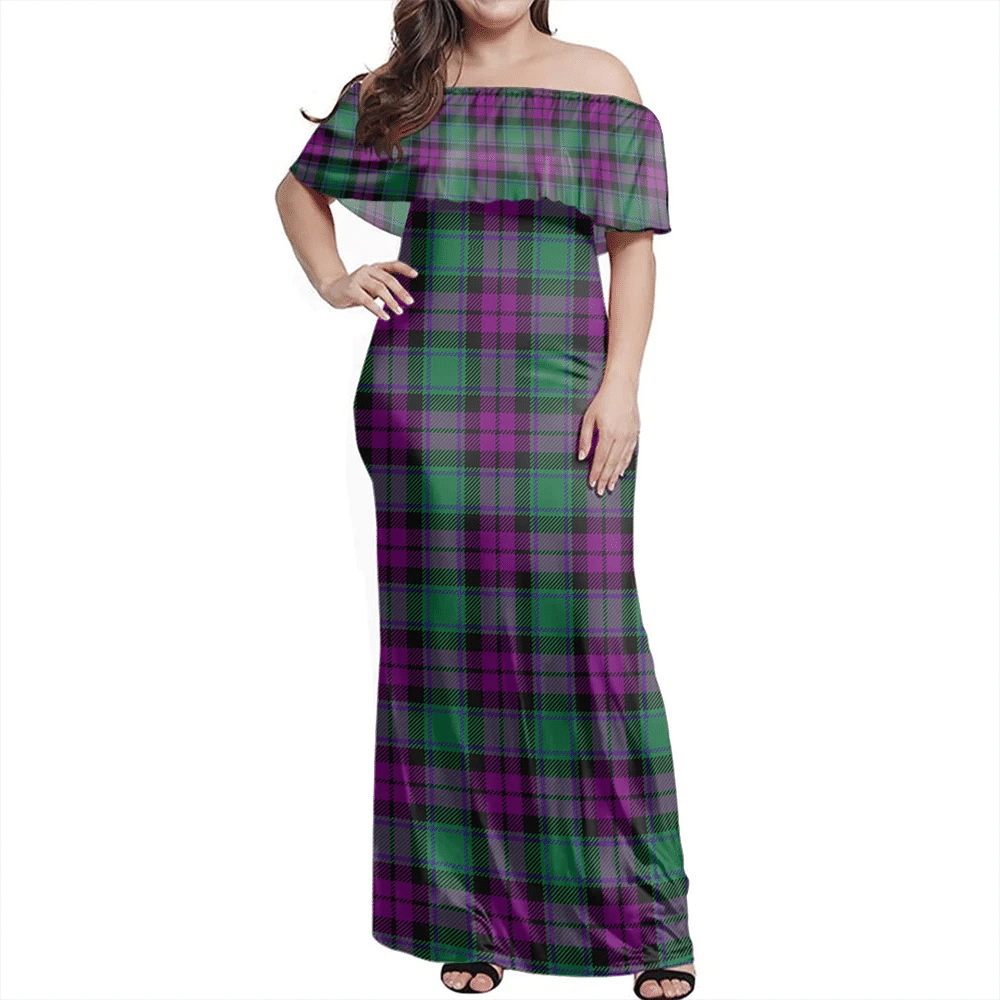 Clan MacArthur Milton Tartan Hawaii Dress UR35 Clan MacArthur Tartan Hawaii Dress   