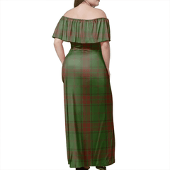 Clan Maxwell Hunting Tartan Hawaii Dress ML50 Clan Maxwell Tartan Hawaii Dress   