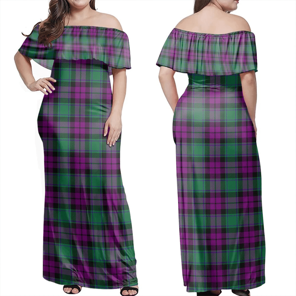 Clan MacArthur Milton Tartan Hawaii Dress UR35 Clan MacArthur Tartan Hawaii Dress   
