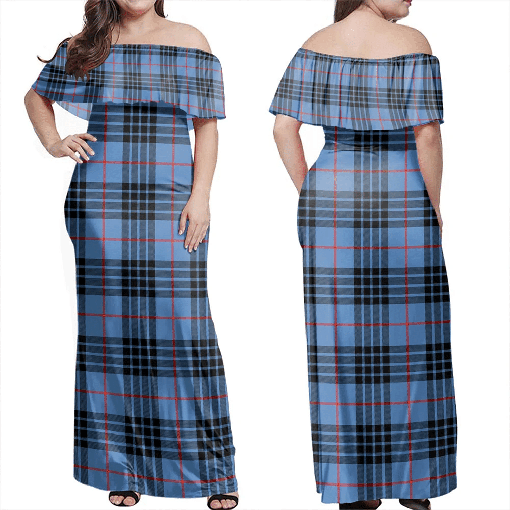 Clan MacKay Blue Tartan Hawaii Dress VL21 Clan MacKay Tartan Hawaii Dress   