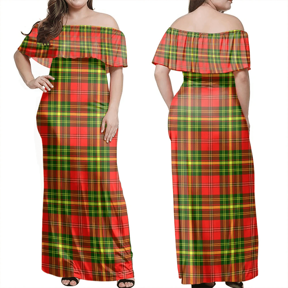 Clan Leask Tartan Hawaii Dress ZL27 Clan Leask Tartan Hawaii Dress   