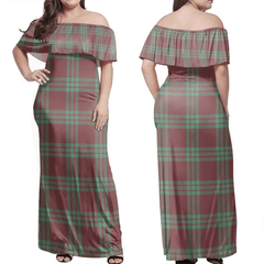 Clan MacGregor Hunting Ancient Tartan Hawaii Dress CD63 Clan MacGregor Tartan Hawaii Dress   