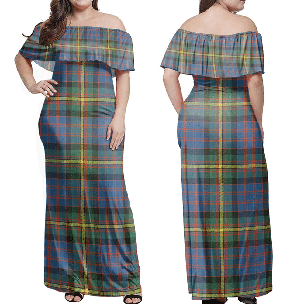 Clan MacSporran Ancient Tartan Hawaii Dress XS10 Clan MacSporran Tartan Hawaii Dress   