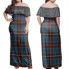 Clan Fraser Hunting Ancient Tartan Hawaii Dress IW18 Clan Fraser Tartan Hawaii Dress   