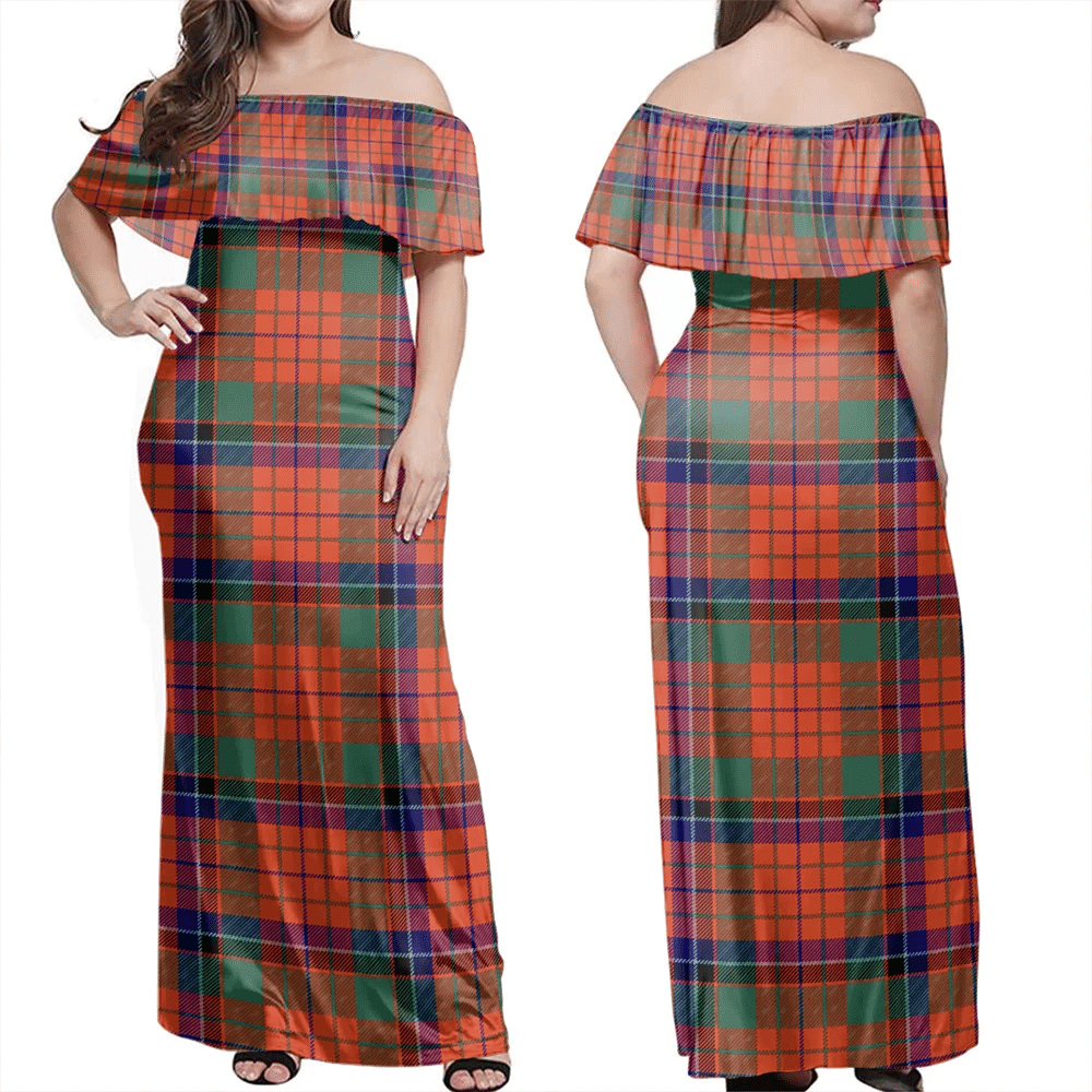 Clan Nicolson Ancient Tartan Hawaii Dress UP34 Clan Nicolson Tartan Hawaii Dress   