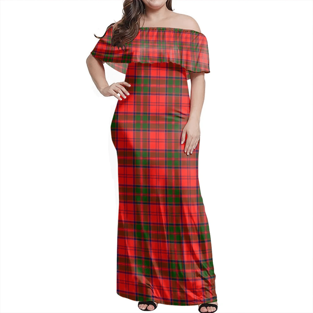 Clan Grant Modern Tartan Hawaii Dress MD29 Clan Grant Tartan Hawaii Dress   