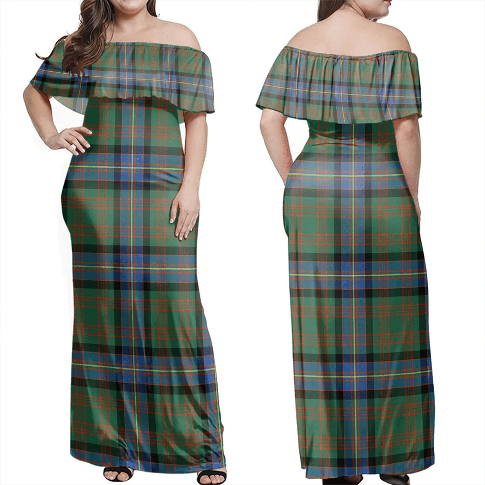 Clan Cochrane Ancient Tartan Hawaii Dress DM68 Clan Cochrane Tartan Hawaii Dress   