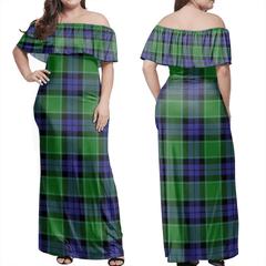 Clan Graham Of Menteith Modern Tartan Hawaii Dress VF93 Clan Graham Tartan Hawaii Dress   