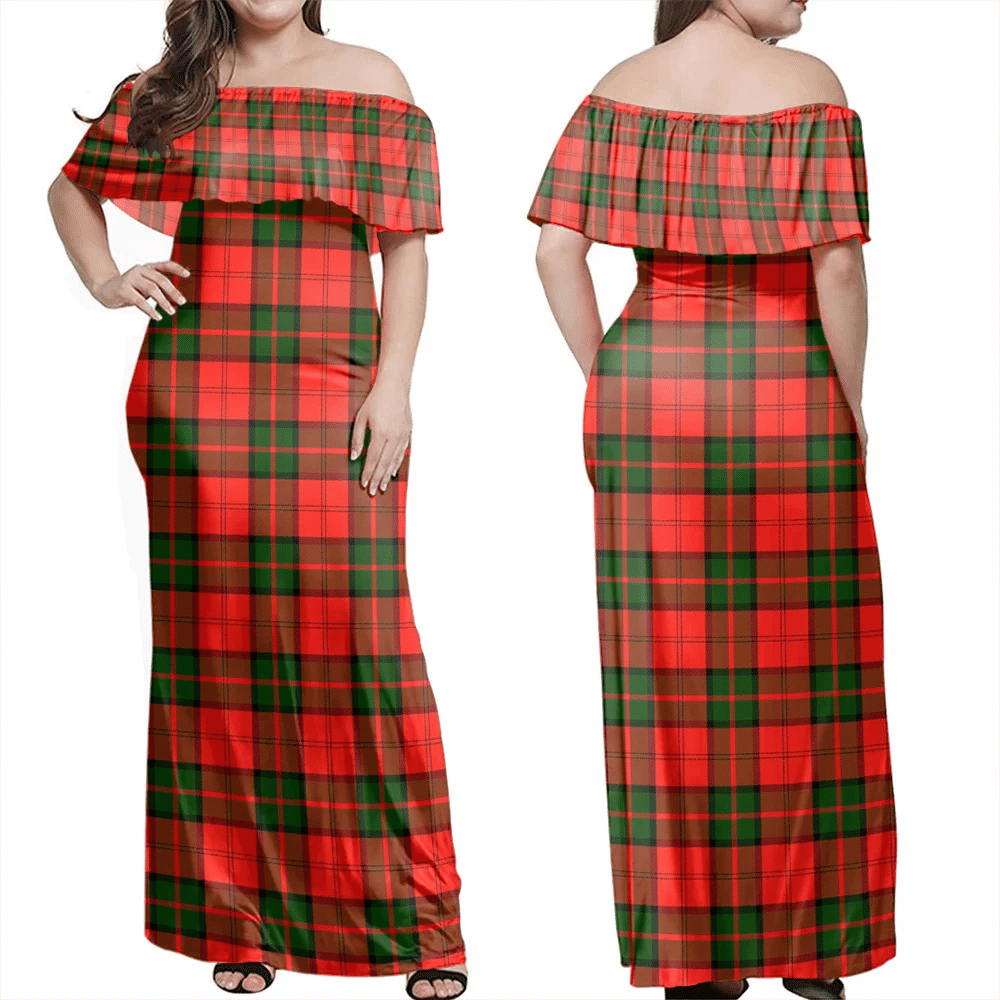 Clan Dunbar Modern Tartan Hawaii Dress PF34 Clan Dunbar Tartan Hawaii Dress   