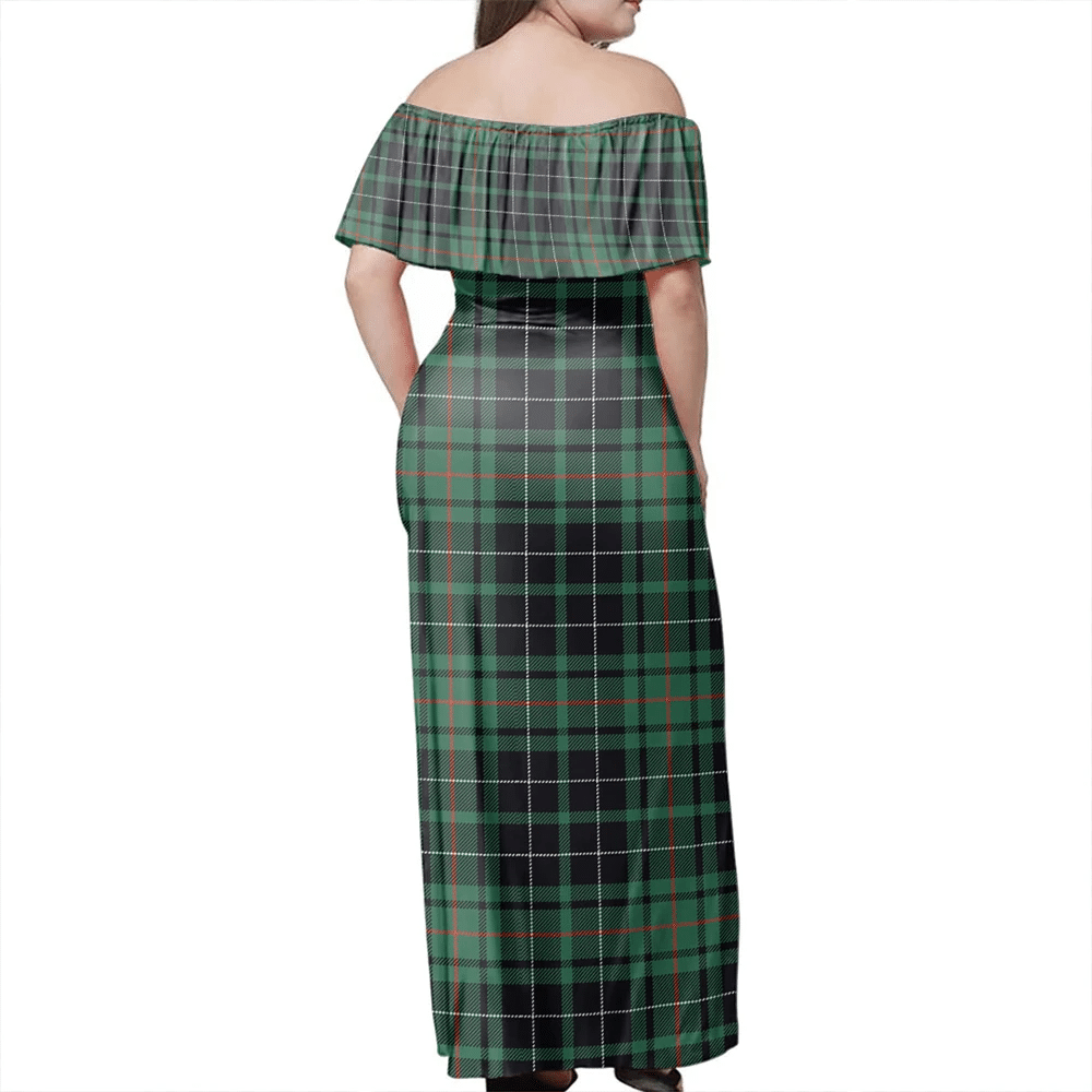 Clan MacAulay Hunting Ancient Tartan Hawaii Dress UQ93 Clan MacAulay Tartan Hawaii Dress   