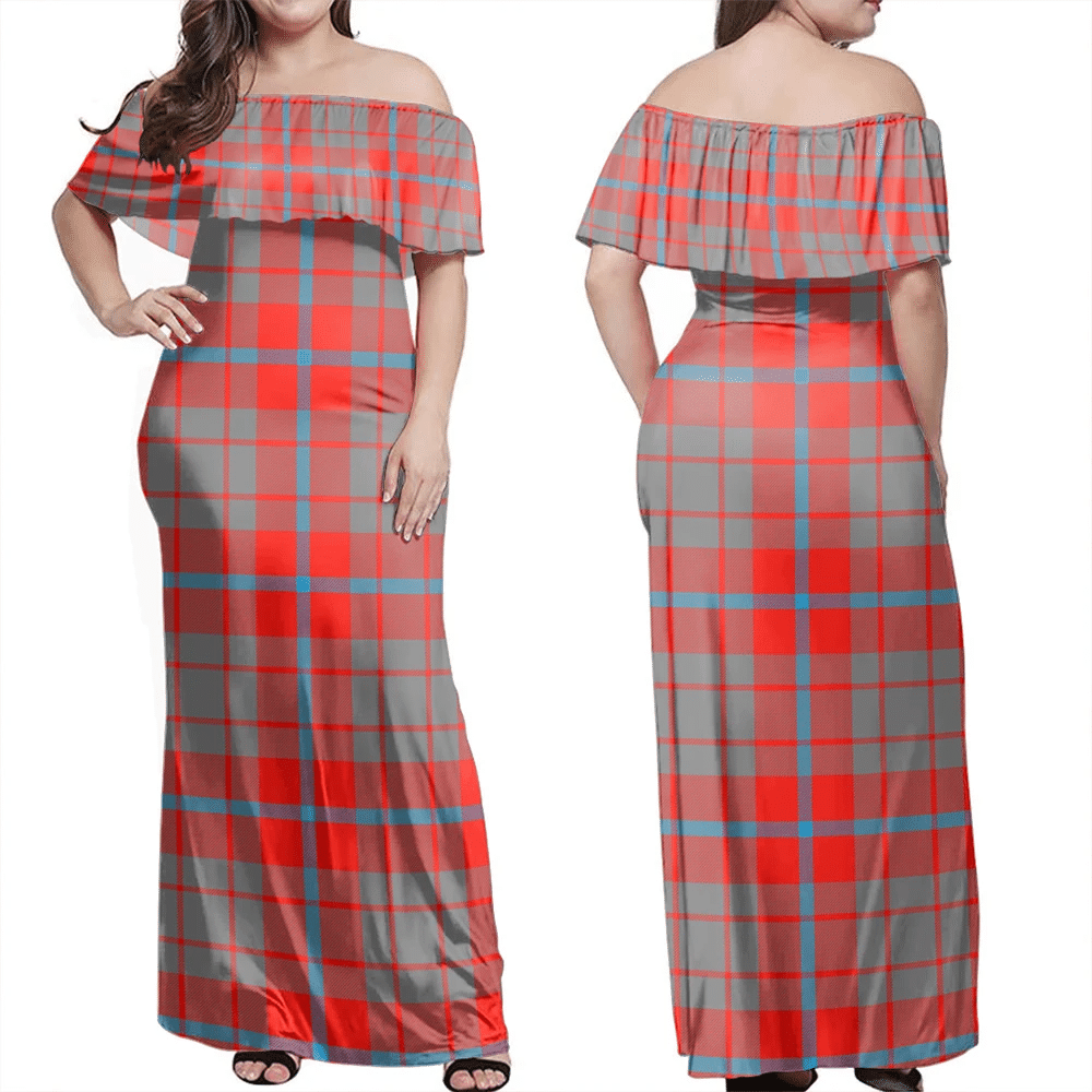 Clan Moubray Tartan Hawaii Dress KP18 Clan Moubray Tartan Hawaii Dress   