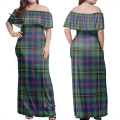Clan Wood Modern Tartan Hawaii Dress MH98 Clan Wood Tartan Hawaii Dress   