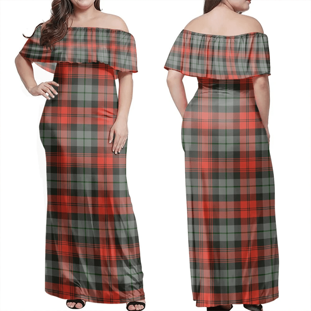 Clan MacLachlan Weathered Tartan Hawaii Dress JB88  Tartan Hawaii Dress   